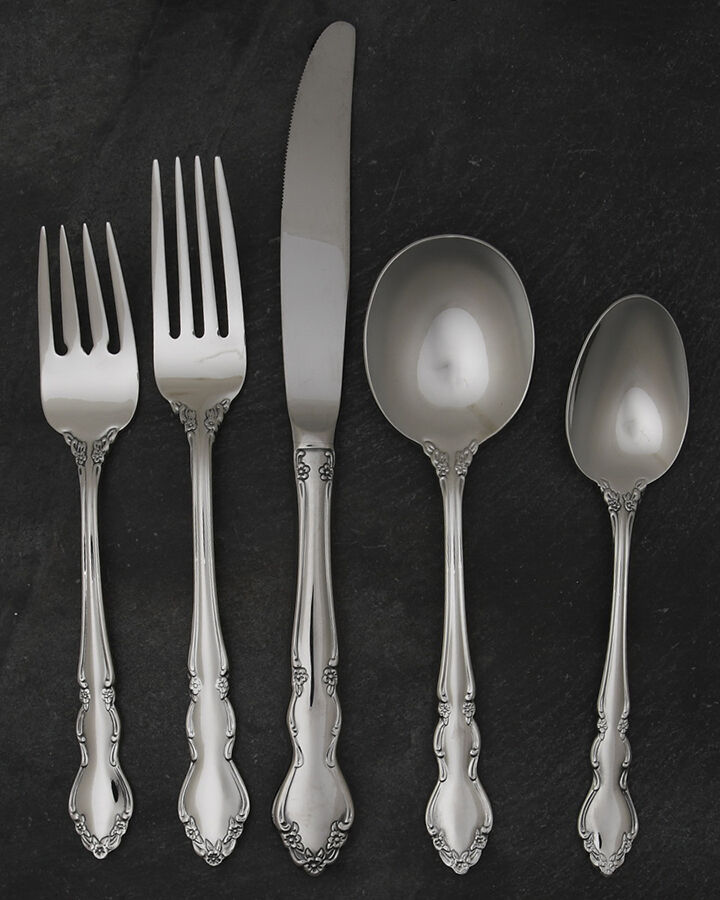 Dover (Stainless) 40 Piece Estate Set by Oneida Silver-1