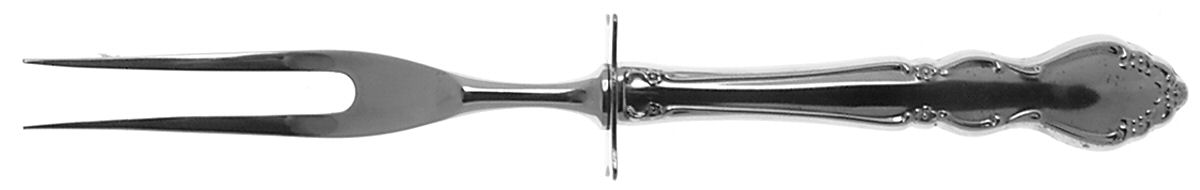 Dover (Stainless) Small Steak Carving Fork with Stainless Prongs by Oneida Silver-1