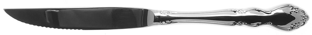 Dover (Stainless) Individual Steak Knife Hollow Handle Serrate Blade by Oneida Silver-1