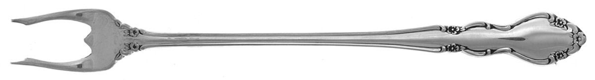 Dover (Stainless) Short Handle Pickle/Olive Fork by Oneida Silver-1
