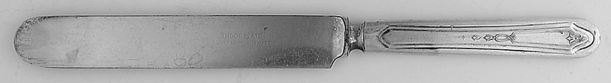 Duchess (Silverplate, 1923) Blunt Solid Knife with Bolster by Oneida Silver-1