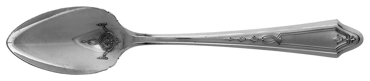 Duchess (Silverplate, 1923) Fruit/Orange Spoon W/Monogram by Oneida Silver-1