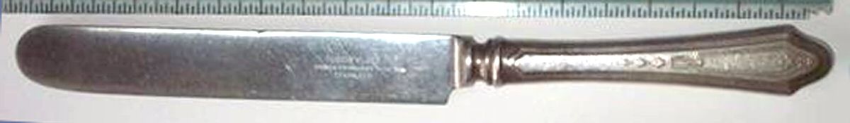 Duchess (Silverplate, 1923) Blunt Hollow Knife with Bolster by Oneida Silver-1