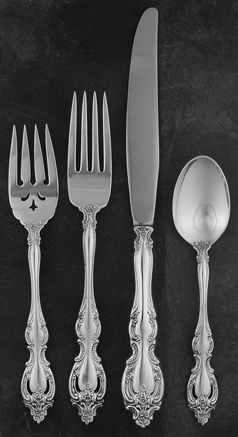 Du Maurier (Sterling, 1967) 4 Piece Place Size Setting by Oneida Silver-1