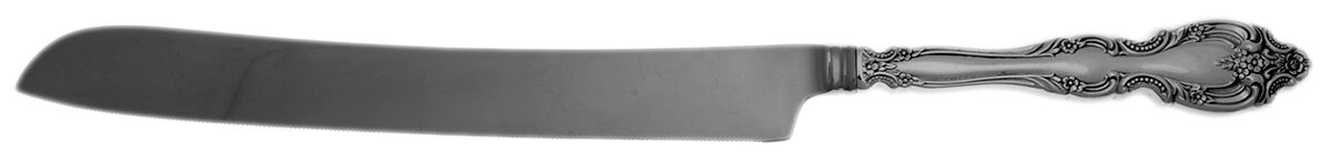 Du Maurier (Sterling, 1967) Wedding Cake Knife with Stainless Blade HC by Oneida Silver-1
