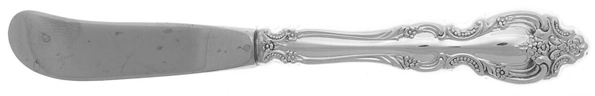 Du Maurier (Sterling, 1967) Butter Spreader Hollow Hdl-Paddle/Stainless Blade by Oneida Silver-1