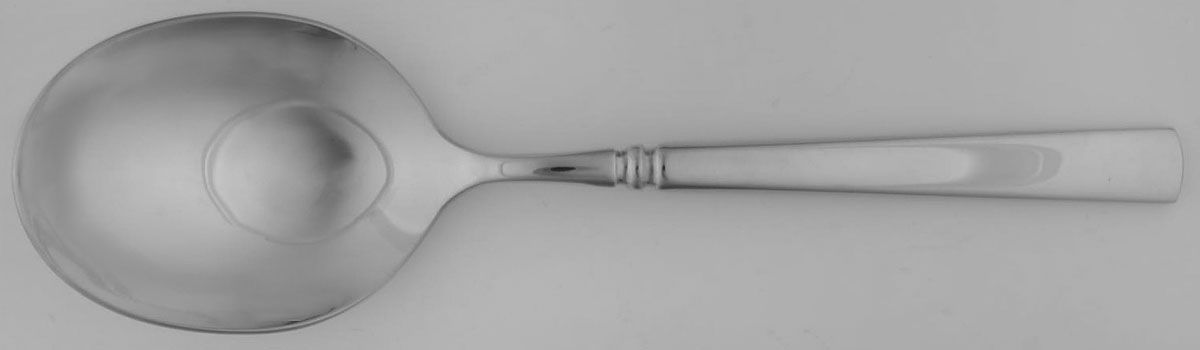 Easton (Stainless) Solid Smooth Casserole Spoon by Oneida Silver-1