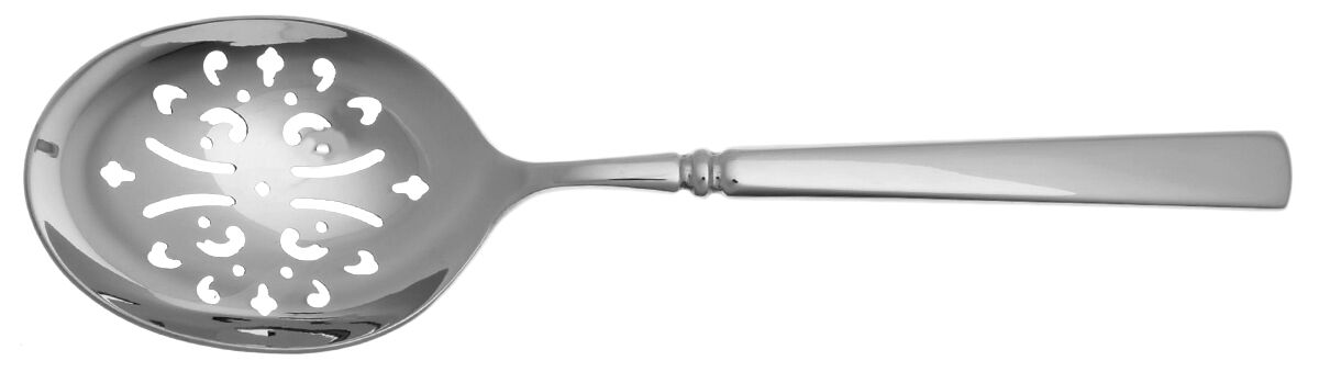 Easton (Stainless) Casserole Spoon with Pierced Bowl HC by Oneida Silver-1