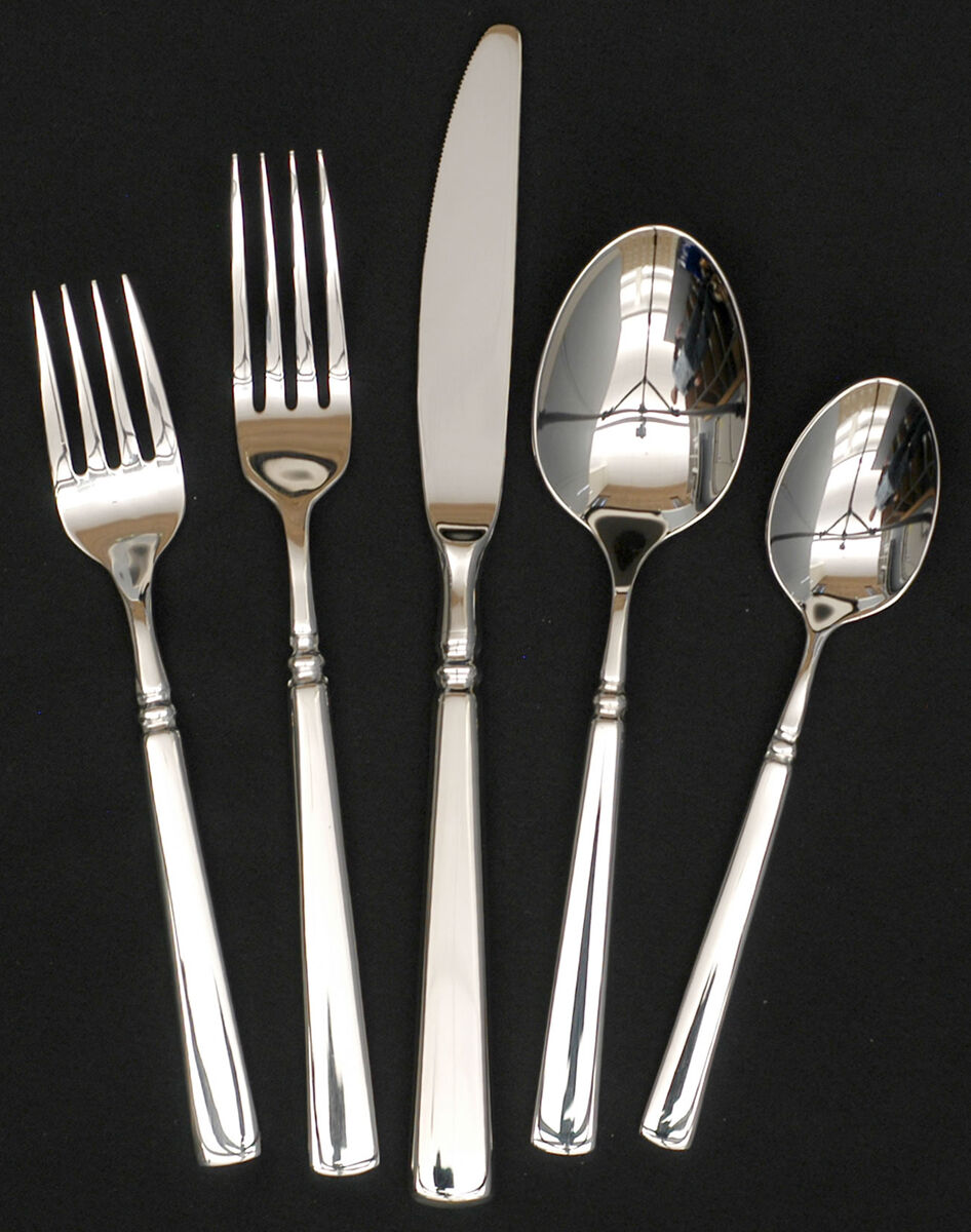 Easton (Stainless) 40 Piece Estate Set by Oneida Silver-1