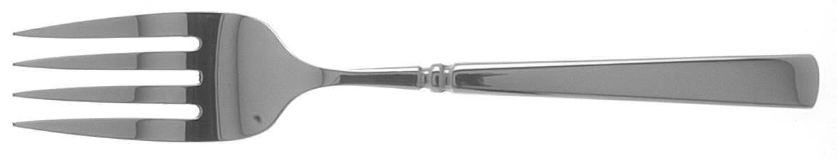 Easton (Stainless) Medium Solid Cold Meat Serving Fork by Oneida Silver-1