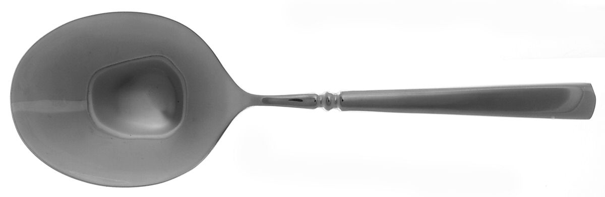 Easton (Stainless) Solid Salad Serving Spoon by Oneida Silver-1