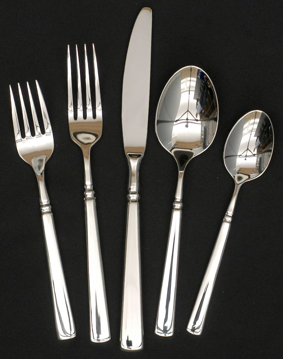 Easton (Stainless) 5 Piece Place Setting by Oneida Silver-1
