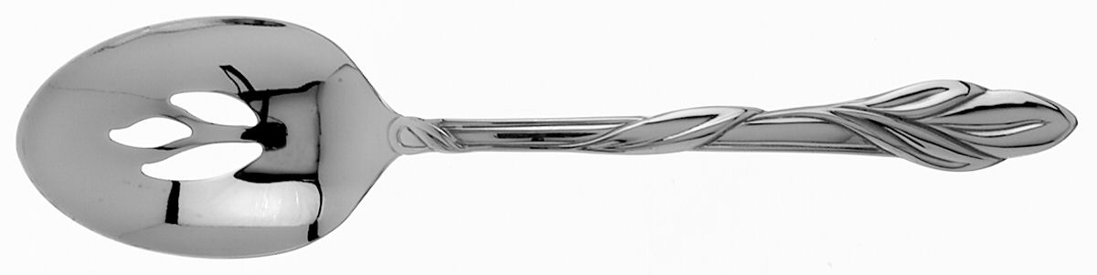 Eden (Stainless) Pierced Tablespoon (Serving Spoon) by Oneida Silver-1