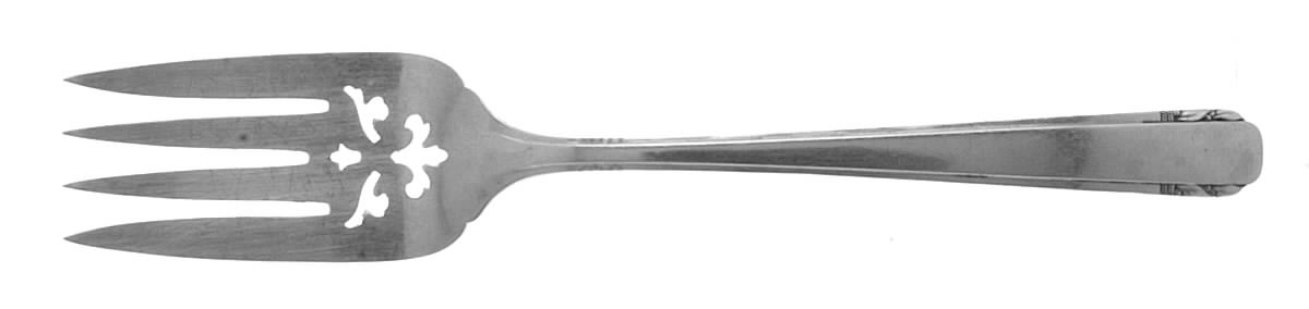 Elaine (Silverplate, 1926) Medium Solid Cold Meat Serving Fork by Oneida Silver-1