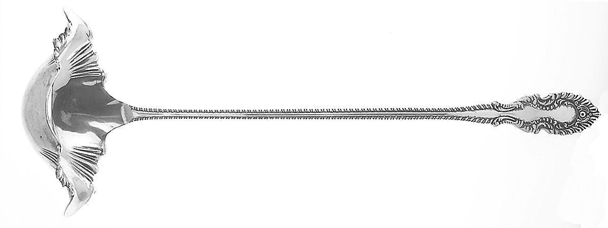 Elberon Punch Ladle Solid Piece by Oneida Silver-1
