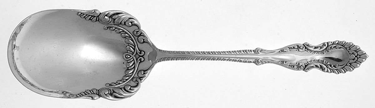 Elberon Solid Smooth Casserole Spoon by Oneida Silver-1