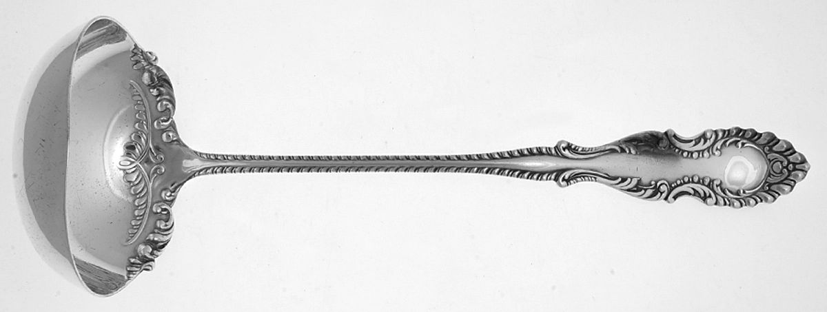 Elberon Solid Soup Ladle by Oneida Silver-1