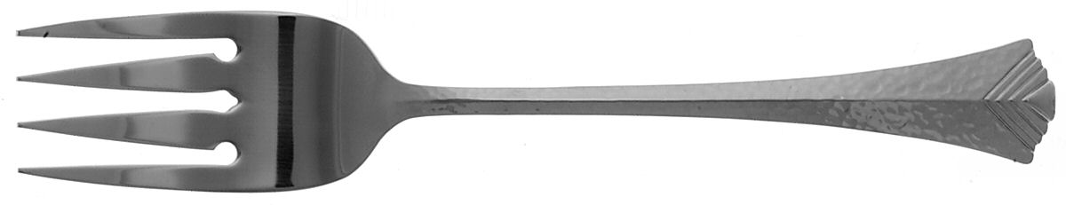 El Dorado (Stainless) Medium Solid Cold Meat Serving Fork by Oneida Silver-1