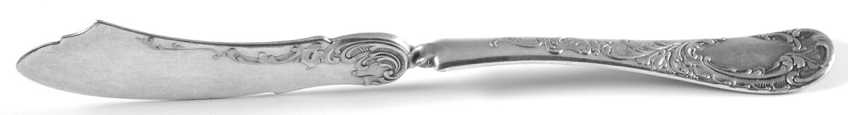 Elmore (Silverplate, 1905) Flat Handle Master Butter Knife by Oneida Silver-1