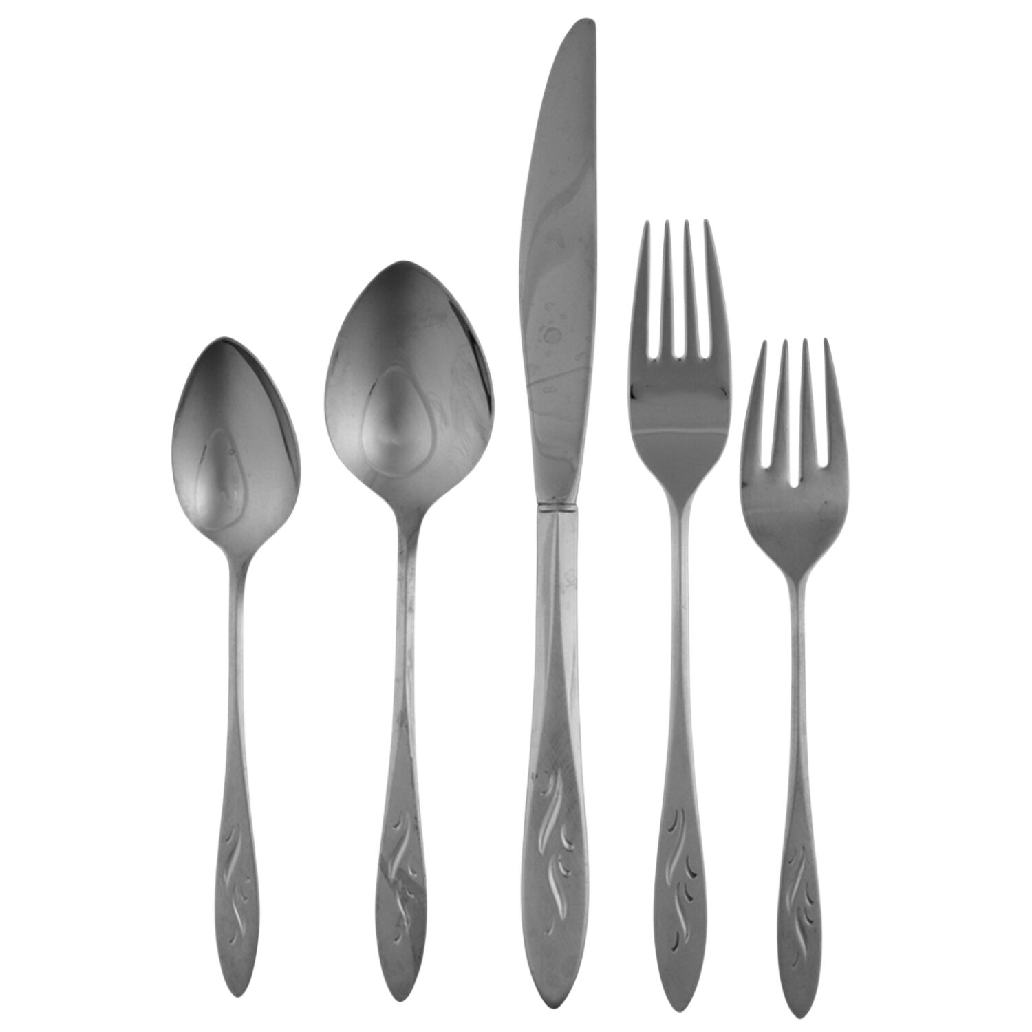 Ember Glow (Stainless, Burnished Handle) 40 Piece Estate Set by Oneida Silver-1