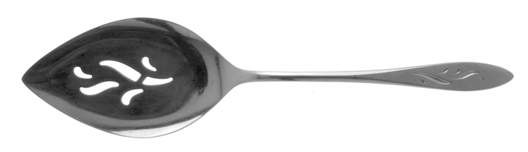 Ember Glow (Stainless, Burnished Handle) Pierced All Stainless Pie Server by Oneida Silver-1