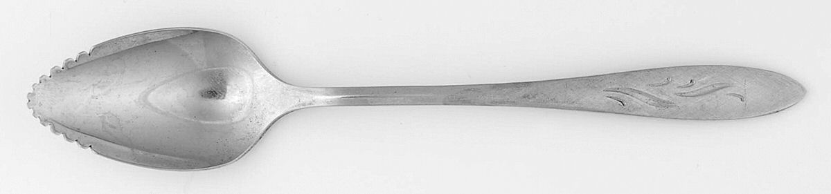 Ember Glow (Stainless, Burnished Handle) Fruit/Orange Spoon by Oneida Silver-1