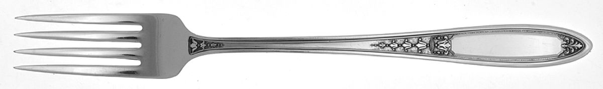 Enchantment-Bounty (Silverplate 1929) Grille Fork (Viande) by Oneida Silver-1