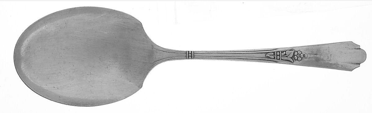 Encore (Silverplate, 1934) Solid Smooth Casserole Spoon by Oneida Silver-1