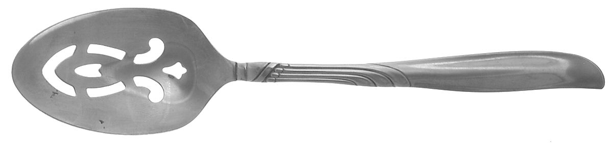 Encore (Stainless, Wm A Rogers) Pierced Tablespoon (Serving Spoon) by Oneida Silver-1