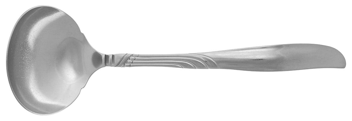 Encore (Stainless, Wm A Rogers) Solid Gravy Ladle by Oneida Silver-1