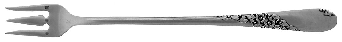 Endearable (Silverplate, 1954) Cocktail/Seafood Fork by Oneida Silver-1