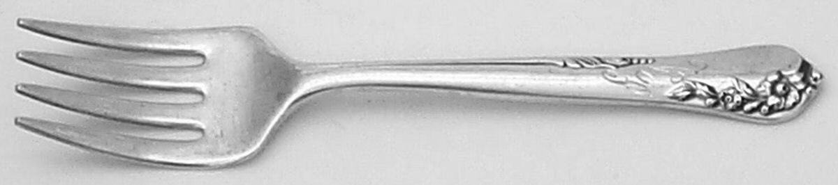 Engagement (Sterling, 1952, No Monograms) Baby Fork by Oneida Silver-1