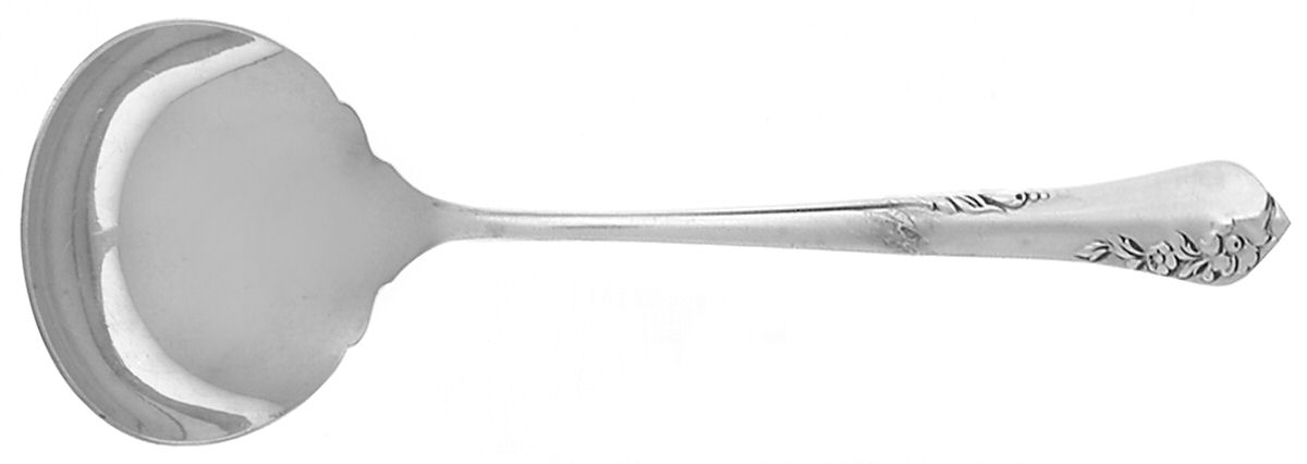 Engagement (Sterling, 1952, No Monograms) Solid Gravy Ladle by Oneida Silver-1