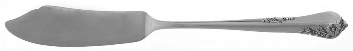 Engagement (Sterling, 1952, No Monograms) Flat Handle Master Butter Knife by Oneida Silver-1