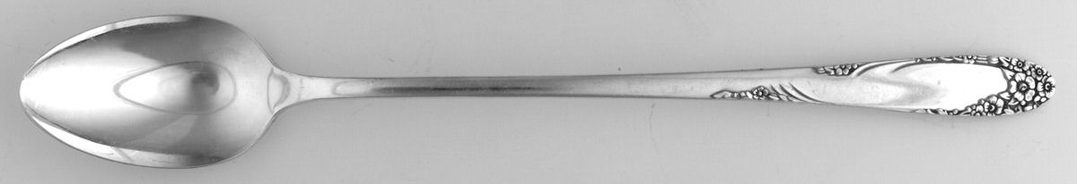 English Garden (Silverplate, 1949) Iced Tea Spoon by Oneida Silver-1