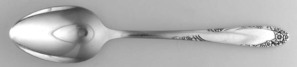 English Garden (Silverplate, 1949) Place/Oval Soup Spoon by Oneida Silver-1