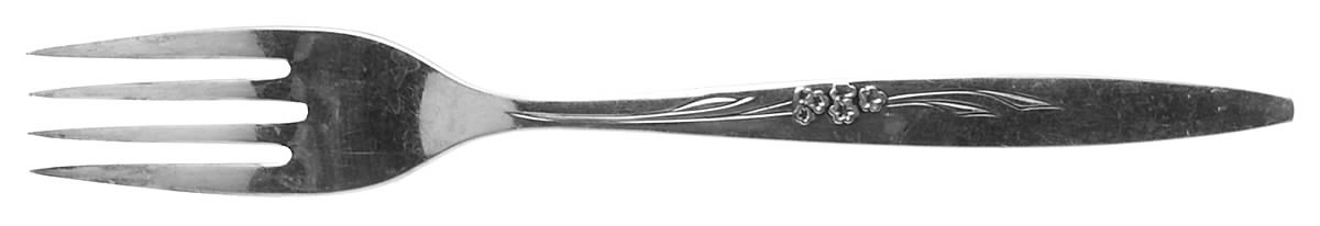 Enchantment-Gentle Rose (Silverplate, 1960) Youth Fork by Oneida Silver-1