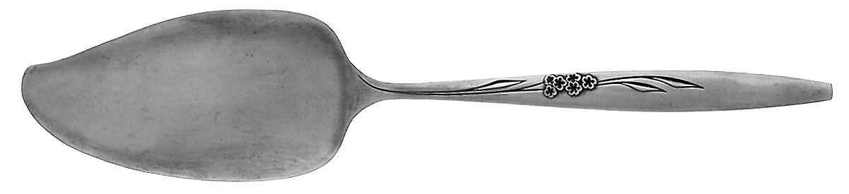 Enchantment-Gentle Rose (Silverplate, 1960) Solid Pie Server by Oneida Silver-1