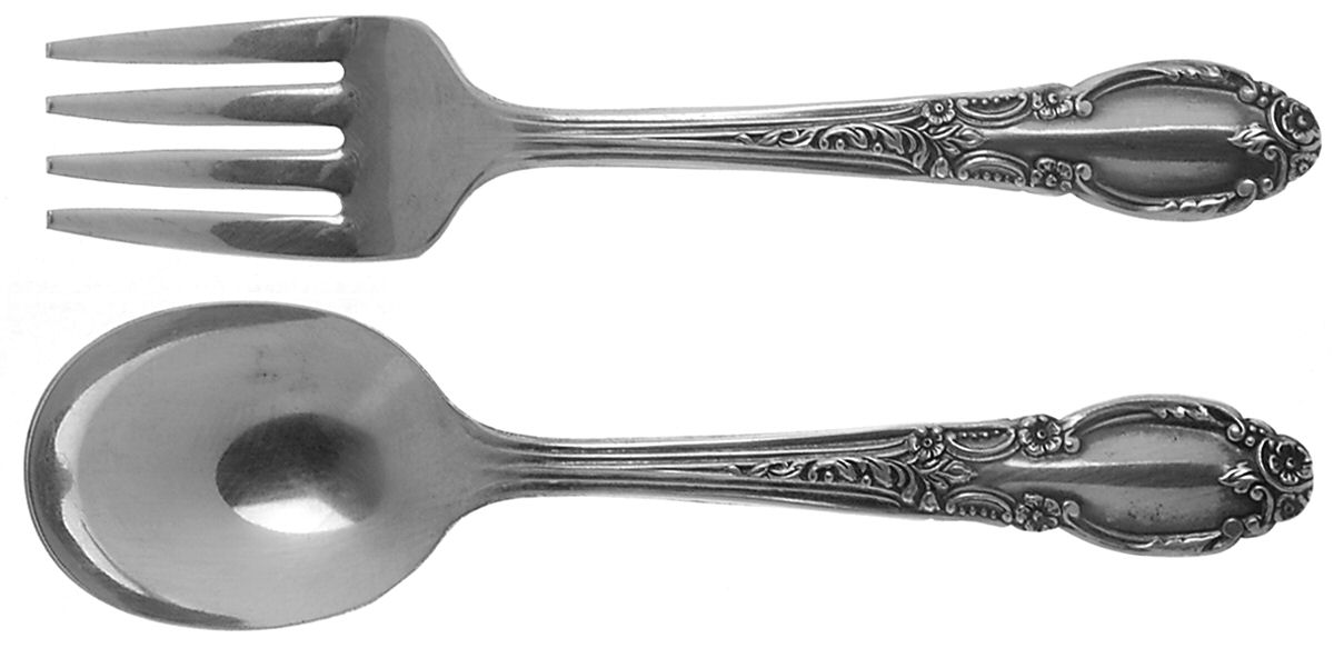 Enchantment-Londontown (Silverplate, 1952) 2 Pc Baby Set (BF, BS) by Oneida Silver-1