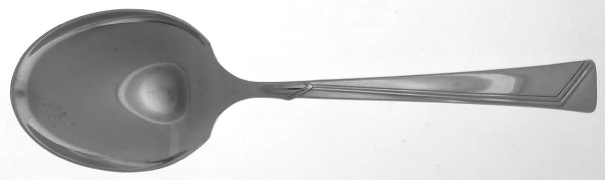 Era (Stainless) Solid Smooth Casserole Spoon by Oneida Silver-1
