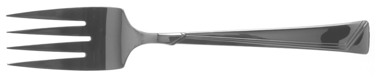 Era (Stainless) Medium Solid Cold Meat Serving Fork by Oneida Silver-1