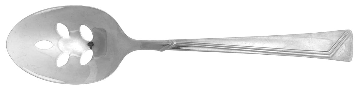 Era (Stainless) Pierced Tablespoon (Serving Spoon) by Oneida Silver-1