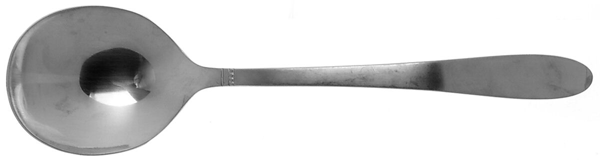 Estate (Stainless) Round Bowl Soup Spoon (Gumbo) by Oneida Silver-1