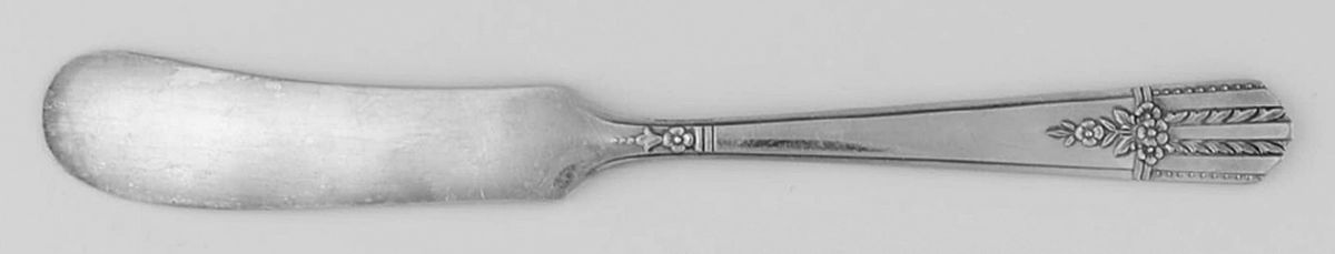 Everlasting (Silverplate, 1949) Flat Handle Butter Spreader by Oneida Silver-1
