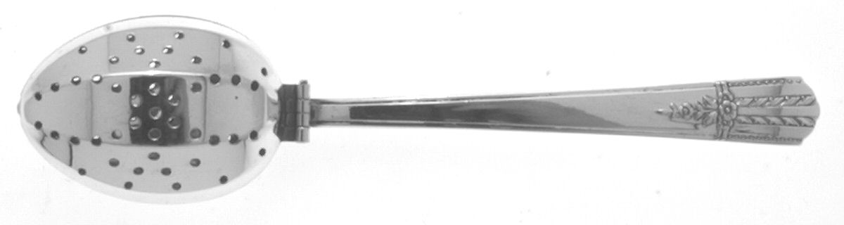 Everlasting (Silverplate, 1949) Tea Strainer with Handle-Hinged Bowl by Oneida Silver-1