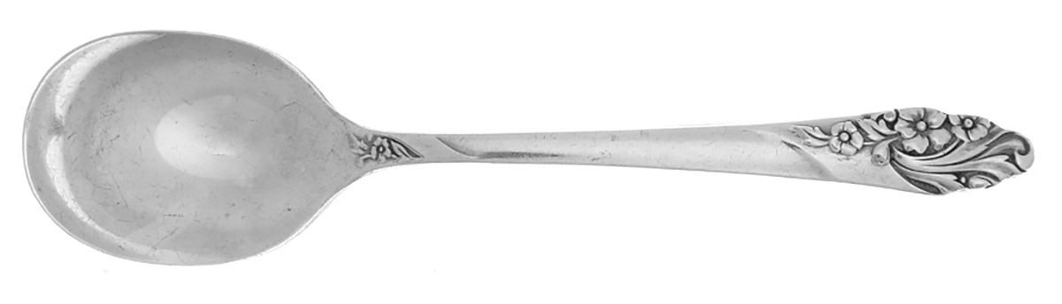 Evening Star (Silverplate, 1950) Large Sherbet Spoon by Oneida Silver-1