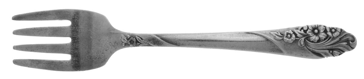 Evening Star (Silverplate, 1950) Small Baby Fork by Oneida Silver-1
