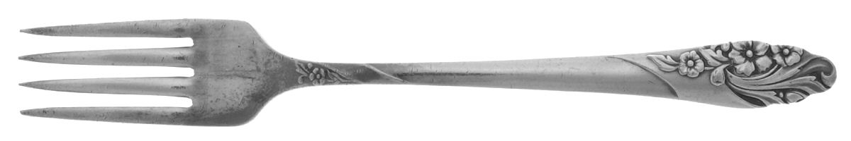 Evening Star (Silverplate, 1950) Youth Fork by Oneida Silver-1