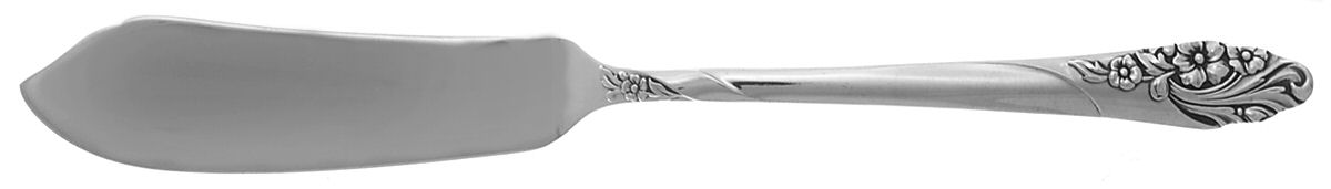 Evening Star (Silverplate, 1950) Flat Handle Master Butter Knife by Oneida Silver-1
