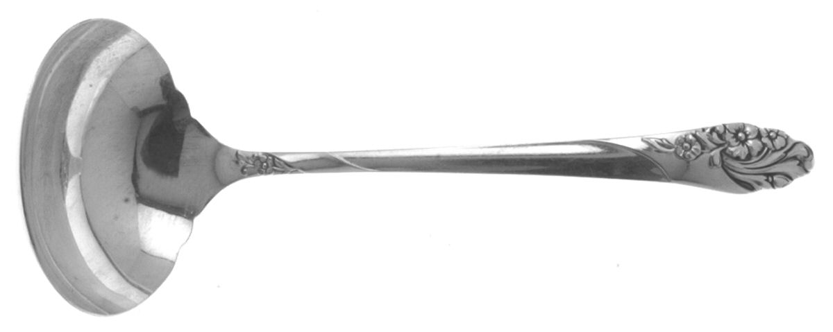 Evening Star (Silverplate, 1950) Solid Gravy Ladle by Oneida Silver-1